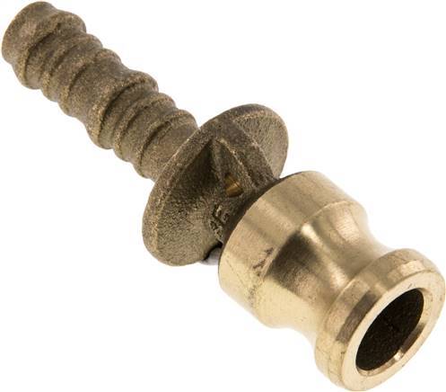 [F23WN] Camlock DN 15 (1/2'') Brass Coupling Hose Pillar (13 mm) Type E MIL-C-27487