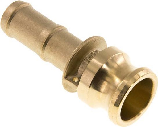 [F23WP] Camlock DN 20 (3/4'') Brass Coupling Hose Pillar (19 mm) Type E MIL-C-27487