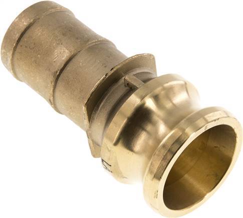 [F23WS] Acoplamiento de latón Camlock DN 40 (1 1/2'') Pilar de manguera (38 mm) Tipo E MIL-C-27487
