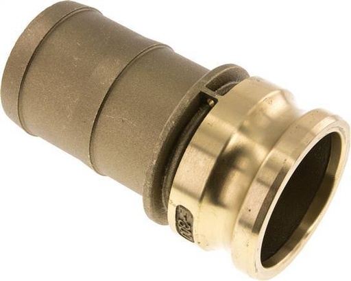 [F23WV] Acoplamiento de latón Camlock DN 75 (3'') Pilar de manguera (75 mm) Tipo E MIL-C-27487