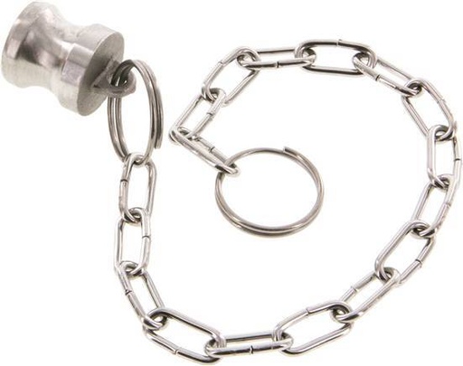 [F23XB] Camlock DN 15 (1/2'') Stainless Steel Coupling Plug Type DP MIL-C-27487