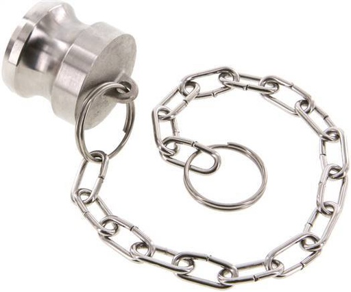 [F23XD] Camlock DN 25 (1'') Stainless Steel Coupling Plug Type DP MIL-C-27487