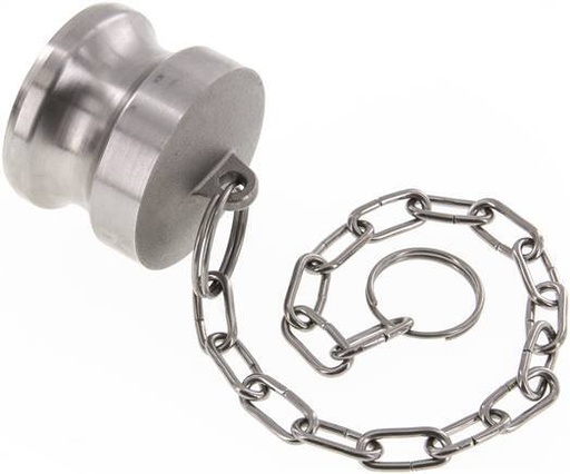 [F23XF] Camlock DN 40 (1 1/2'') Stainless Steel Coupling Plug Type DP MIL-C-27487