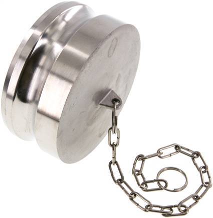 [F23XK] Camlock DN 90 (4'') Stainless Steel Coupling Plug Type DP MIL-C-27487