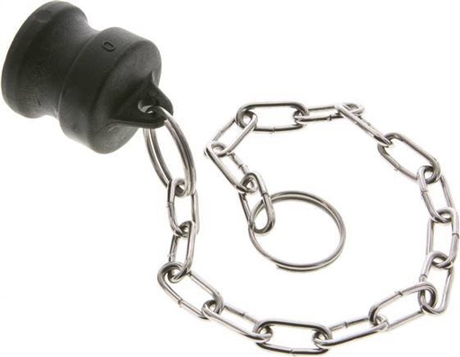 [F23XQ] Enchufe de polipropileno Camlock DN 25 (1'') Tipo DP MIL-C-27487