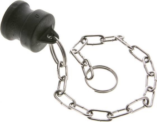 [F23XQ] Raccord Camlock DN 25 (1'') en polypropylène Bouchon Type DP MIL-C-27487