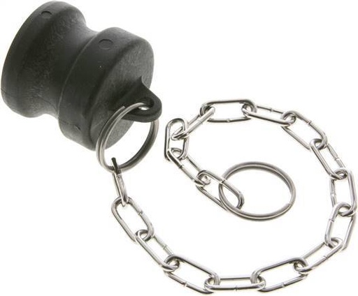 [F23XR] Camlock DN 32 (1 1/4'') Polypropylene Coupling Plug Type DP MIL-C-27487