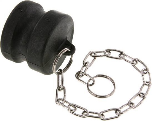 [F23XT] Raccord Camlock DN 50 (2'') en polypropylène Bouchon Type DP MIL-C-27487