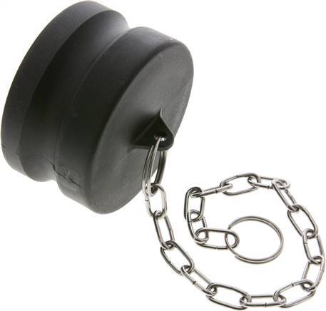 [F23XU] Raccord Camlock DN 75 (3'') en polypropylène Bouchon Type DP MIL-C-27487