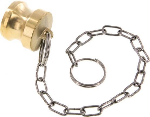 [F23XY] Raccord Camlock DN 25 (1'') en laiton Bouchon Type DP MIL-C-27487