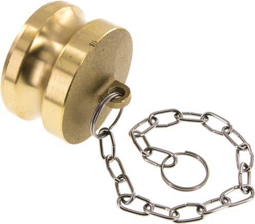 [F23Y4] Enchufe de latón Camlock DN 60 (2 1/2'') Tipo DP MIL-C-27487