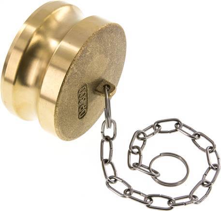 [F23Y5] Raccord Camlock DN 75 (3'') en laiton Bouchon Type DP MIL-C-27487