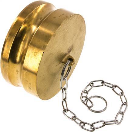 [F23Y6] Raccord Camlock DN 90 (4'') en laiton Bouchon Type DP MIL-C-27487