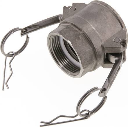[F23ZQ] Acoplamiento de acero inoxidable Camlock DN 40 (1 1/2'') G 1 1/2'' Rosca hembra Tipo D EN 14420-7 (DIN 2828)