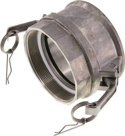 [F23ZU] Acoplamiento de acero inoxidable Camlock DN 90 (4'') G 4'' Rosca hembra Tipo D EN 14420-7 (DIN 2828)