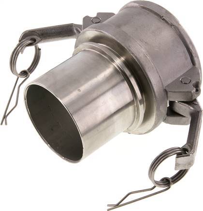 [F2423] Camlock DN 75 (3'') Stainless Steel Coupling Hose Pillar (75 mm) Type C EN 14420-7 (DIN 2828)
