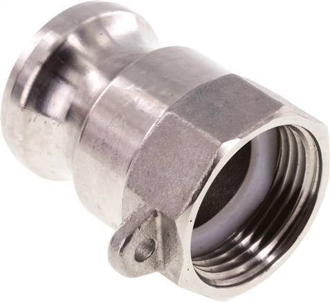 [F2426] Acoplamiento de acero inoxidable Camlock DN 25 (1'') G 1'' Rosca hembra Tipo A EN 14420-7 (DIN 2828)