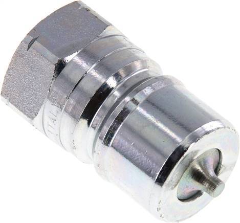 [F22WU] Acier DN 20 Coupleur hydraulique Bouchon 3/4" filetage NPT femelle ISO 7241-1 B D 31.4mm