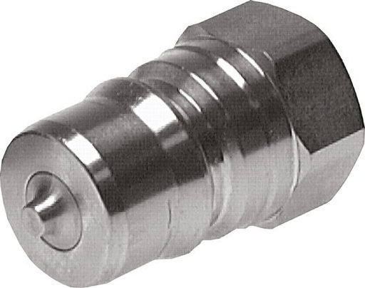 [F22XQ] Acero inoxidable DN 50 Acoplamiento hidráulico Enchufe G 2 pulgadas Roscas hembra ISO 7241-1 B D 63,2mm