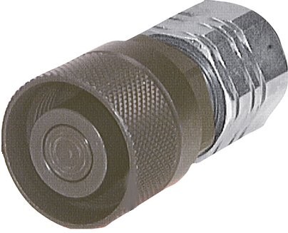 [F2346] Acier DN 15 Bouchon hydraulique à face plate G 3/4 pouce filetage femelle ISO 16028 D M43 x 2