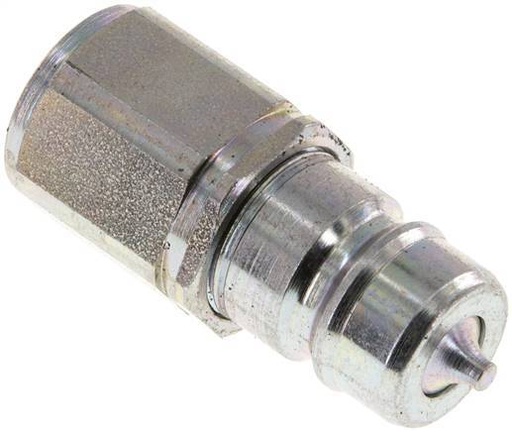 [F234N] Steel DN 10 Hydraulic Coupling Plug M18x1.5 Female Threads ISO 7241-1 A D 17.3mm