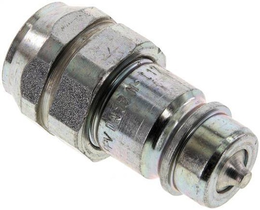 [F234R] Acier DN 12.5 Coupleur hydraulique Bouchon G 3/8 pouce filetage femelle ISO 7241-1 A D 20.5mm