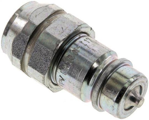 [F234R] Stahl DN 12,5 Hydraulikkupplung Stecker G 3/8 Zoll Innengewinde ISO 7241-1 A D 20,5mm