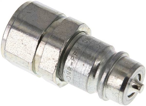 [F234S] Steel DN 12.5 Hydraulic Coupling Plug M22x1.5 Female Threads ISO 7241-1 A D 20.5mm
