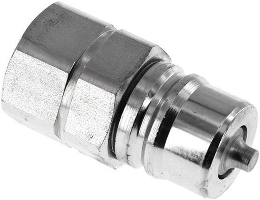 [F234W] Acero DN 25 Acoplamiento hidráulico Enchufe G 1 pulgada Rosca hembra ISO 7241-1 A D 34,3mm