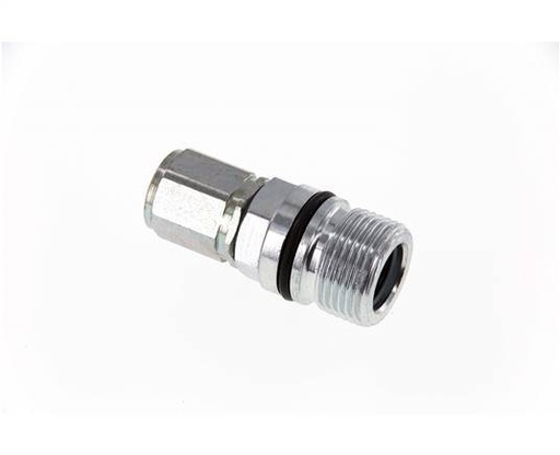 [F237W] Acier Coupleur hydraulique DN 10 Manchon M16x1.5 Filets femelles ISO 14541 D M28 x 2