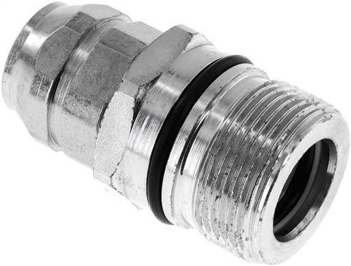 [F237Y] Steel DN 12.5 Hydraulic Coupling Socket M18x1.5 Female Threads ISO 14541 D M36 x 2