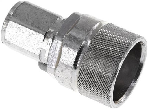 [F238B] Acero DN 10 Acoplamiento hidráulico Enchufe M16x1,5 Rosca hembra ISO 14541 D M28 x 2