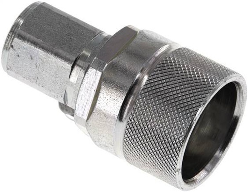 [F238C] Acier DN 10 Coupleur hydraulique Bouchon G 3/8 pouce filetage femelle ISO 14541 D M28 x 2