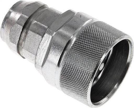[F238D] Steel DN 12.5 Hydraulic Coupling Plug M18x1.5 Female Threads ISO 14541 D M36 x 2