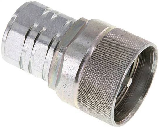 [F238H] Steel DN 20 Hydraulic Coupling Plug M22x1.5 Female Threads ISO 14541 D M42 x 2