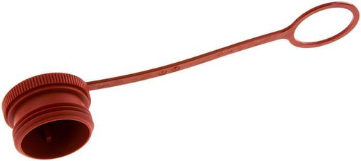 [F23CY] M 48 x 3 Tapa de protección contra el polvo de plástico para el tapón de acoplamiento
