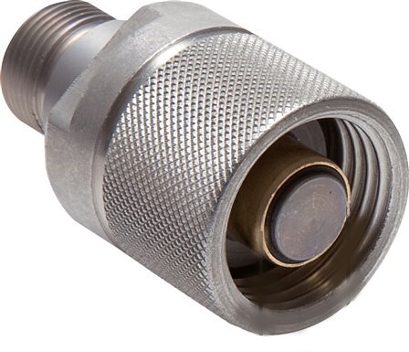 [F23DS] Steel Hydraulic Coupling Plug 12 mm L Cutting Ring ISO 14540/8434-1 D M32 x 3