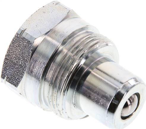 [F24SF] Stalen DN 10 Hydraulische Koppeling Insteeknippel 3/8 inch NPT binnendraad ISO 14540 D 19 mm