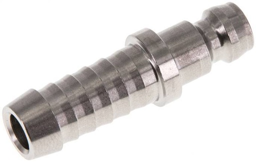 [F2233] Stainless Steel DN 6 Mold Coupling Plug 9 mm Hose Pillar