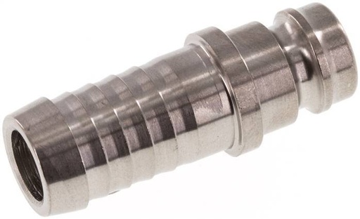 [F2245] Stainless Steel DN 9 Mold Coupling Plug 13 mm Hose Pillar