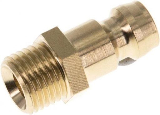 [F226P] Brass DN 6 Mold Coupling Plug M10x1 Male Threads