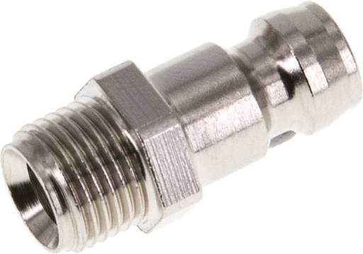 [F226R] Brass DN 6 Mold Coupling Plug G 1/8 inch Male Threads