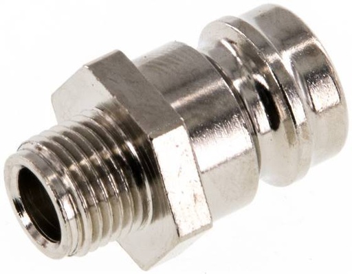 [F2298] Brass DN 9 Mold Coupling Plug G 1/8 inch Male Threads