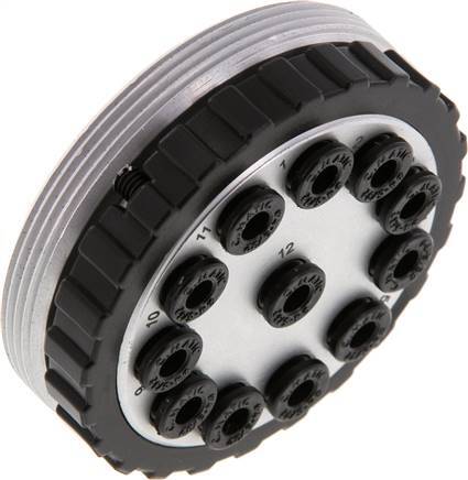 [F2259] POM Multi-koppeling Socket 12x4 Mm Insteek Aansluitingen Vacuüm