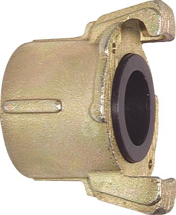 [F23G2] Coupleur a sablage Filets femelles 2'' en fonte malleable Longueur du coupleur 79 mm