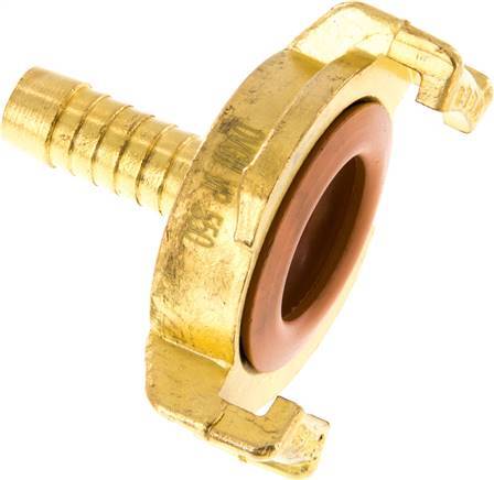 [F23GQ] 10 mm Hose Barb GEKA Garden Hose Brass Coupling KTW