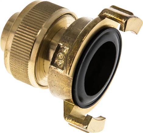 [F23JD] 19 mm (3/4'') Hose Barb GEKA Garden Hose Brass Coupling Union Nut