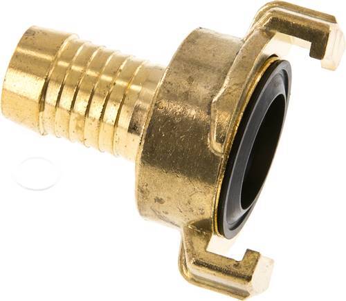 [F23JQ] 19 mm (3/4'') Hose Barb GEKA Garden Hose Brass Coupling Rotatable when uncoupled