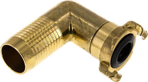 [F23JW] 32 mm (1 1/4'') Hose Barb GEKA Garden Hose Brass Coupling Rotatable Elbow