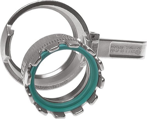 [F245U] Accouplement de camion-citerne (TW) en acier inoxydable DN 100 Type MK 4''